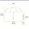 1pc Kpop Automatic Umbrella Compact Durable 8 Rib Design Compact Design All Season Travel Fashion Lovers Perfect Gift  Valentine's Wedding Birthday