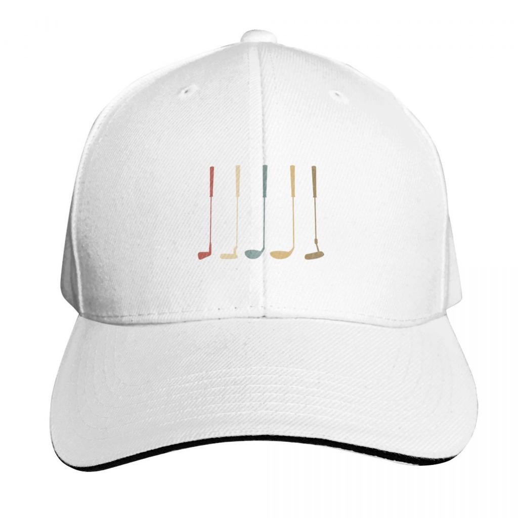 Golf Clubs Retro Vintage Baseball Cap fashionable Hat Unisex Sports Cap Beach Womens Unisexs