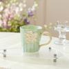 Pearl Glaze Hand-painted Relief Mug Home Office Light Luxury High-end Ceramic Water Cup High Value Cross-border Cup