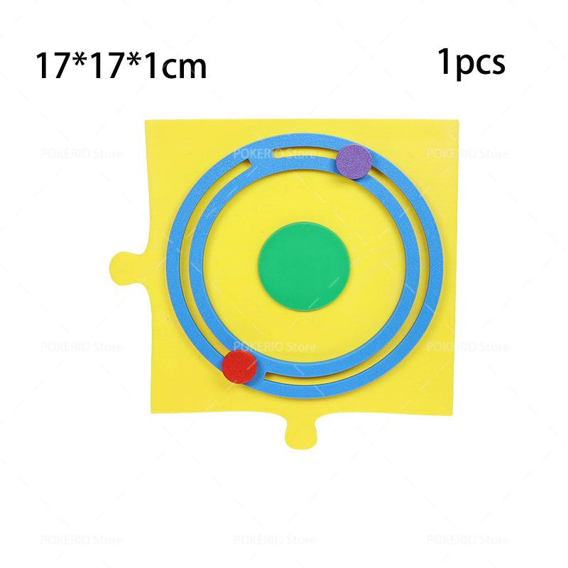 3D Printed Montessori Busy Board Montessori Mirror Puzzle Lock Mobile Gear Busy Board Early Educational Sensory Toy For Kids