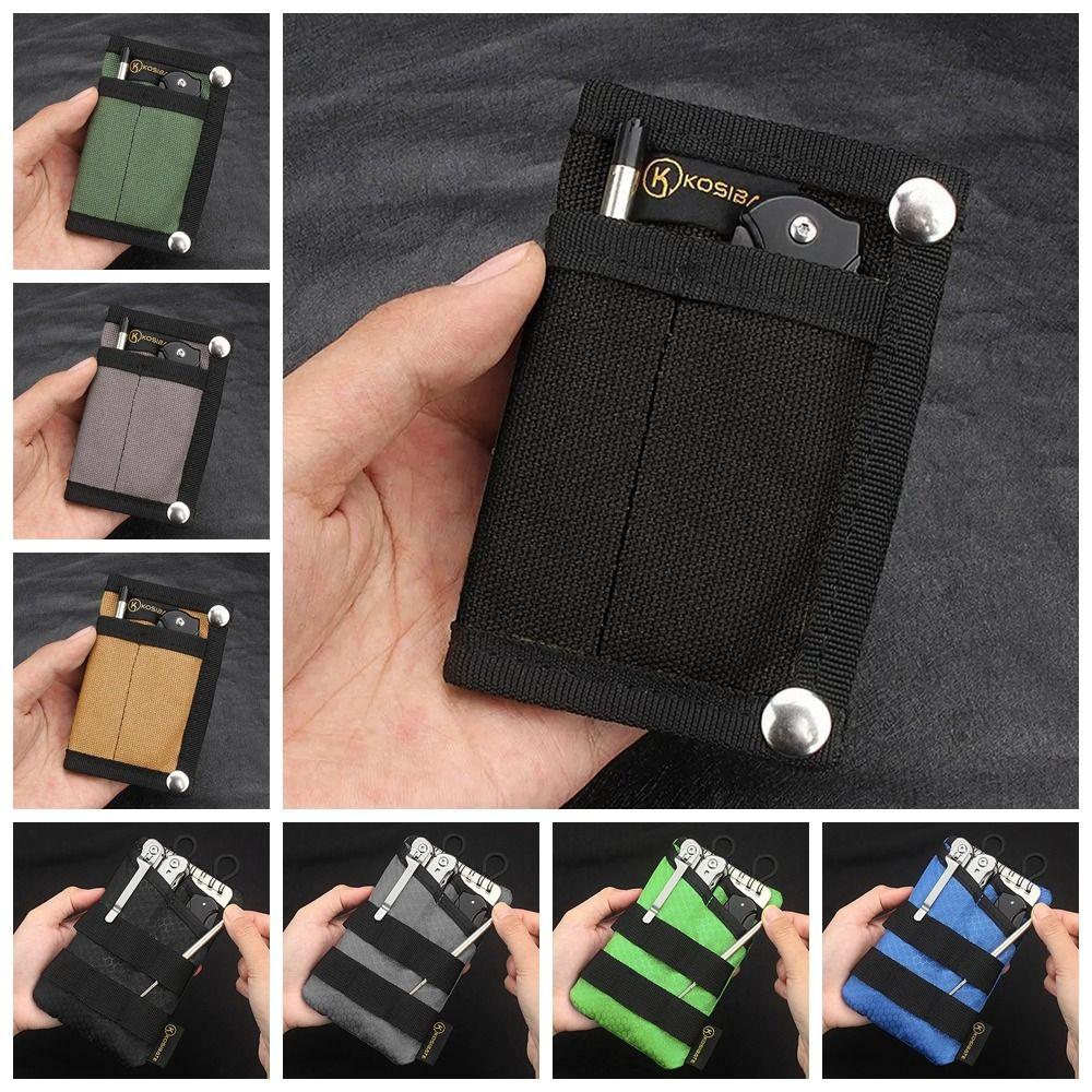 Oxford Hiking Outdoor Coin Purse Large Capacity Camping Storage Wallet EDC Pouch Wallet  Unisex