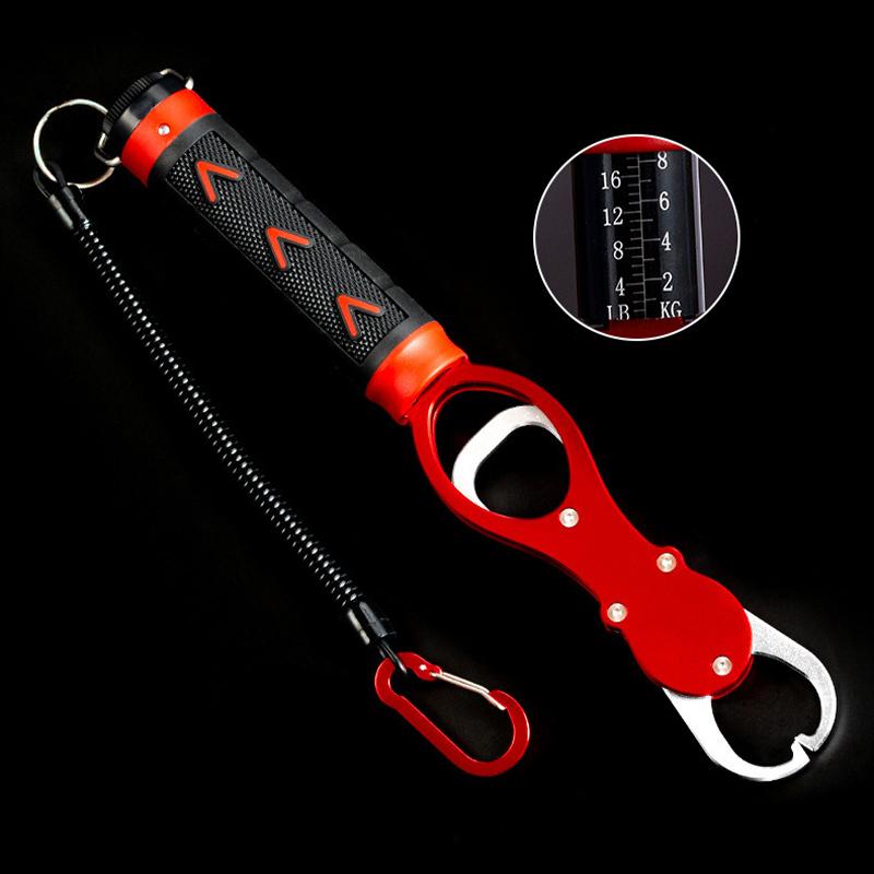 Pinza per Pesca Pinze per Labbra Pinza per Pesci Strumento Pinza per Labbra Con Bilancia Antiruggine Per Principianti Appassionati di Pesca