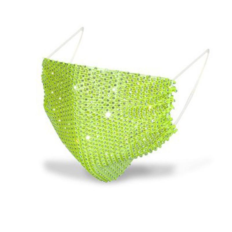 Rhinestone  Cloth  Mask Fashion Sexy Bling Diamond Funny Mask Party Show Costume