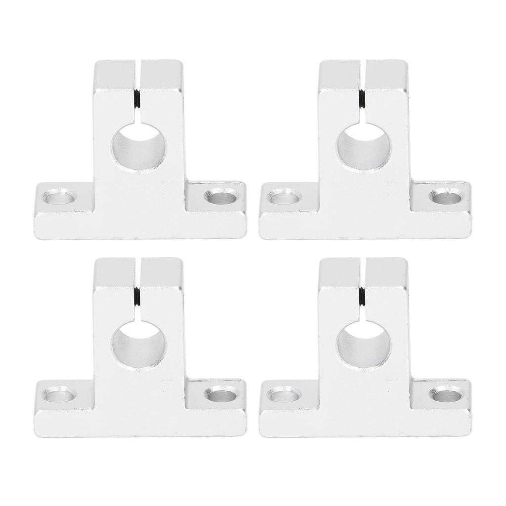 4 buc Tijă de prindere șină de mișcare liniară Aluminiu Suport ghid pentru arbore cu diametrul de 10 mm SK10