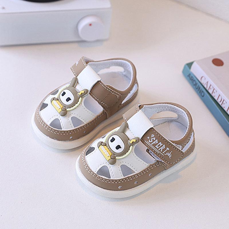 Baby Boys Girls Cartoon Breathable Sandals Soft Sole Summer Shoes For Toddlers