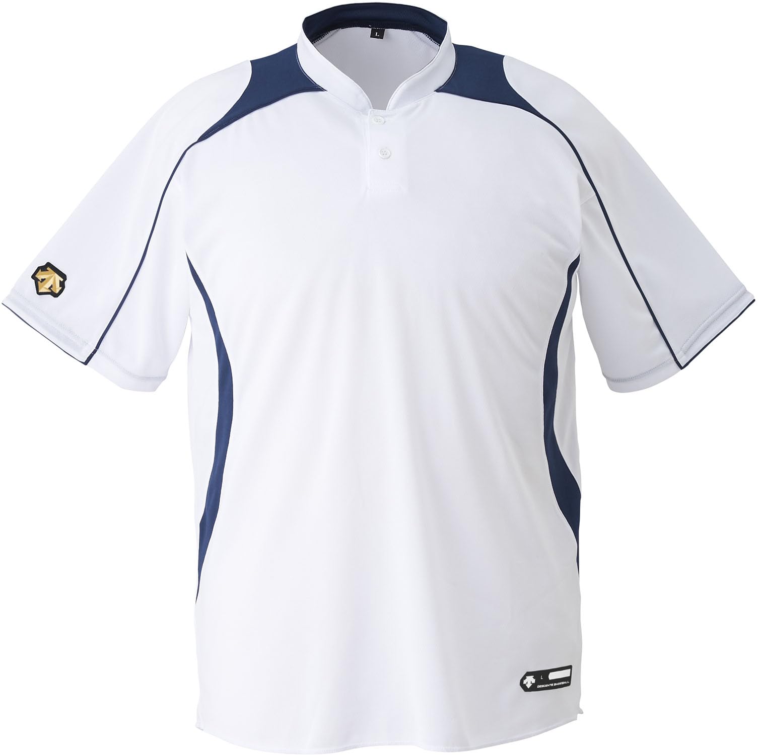

Бейсбольная рубашка DB110B S Белая x D Темно-синяя M [DESCENTE] Мужская (SWDN)