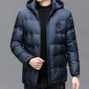 Winter Lapel Fashion Casual Light Cotton-padded Coat Men Middle-aged Trend Warm Cotton-padded Coat Short Cotton-padded Jacket