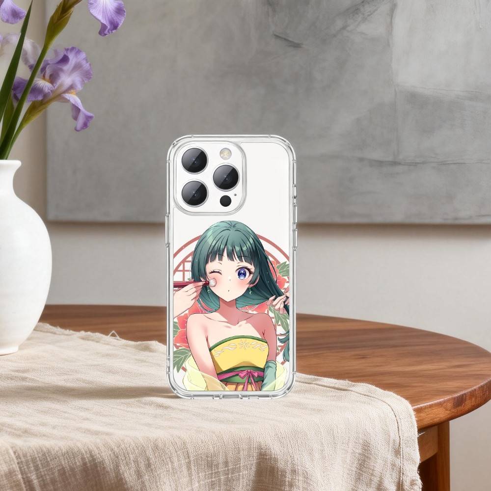 

Anime The A-Apothecary D-Diaries Phone Case For iPhone17,16,15,14,13Pro Max,us,Soft Silicone Transparent Cover iPhone17promax