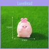 Adorable Resin Pig Figurines Cute Miniature Toys Animal Car Desktop Decor