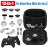 For Xbox One Elite Series 2 Controller Accessories Kit Metal D-Pad Trigger Paddles Repair Set Gamepad Thumb Stick Grips