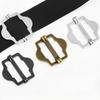 10pcs Adjustable Metal Button DIY Apron Shoulder Straps Clothing Decorative Accessories