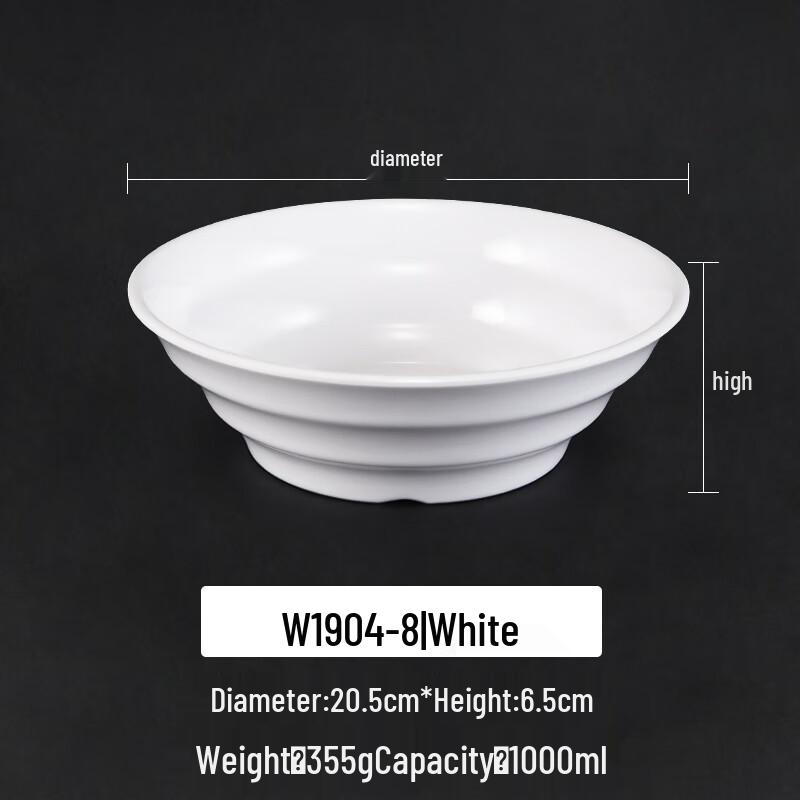 Melamine Deep Noodle Bowl