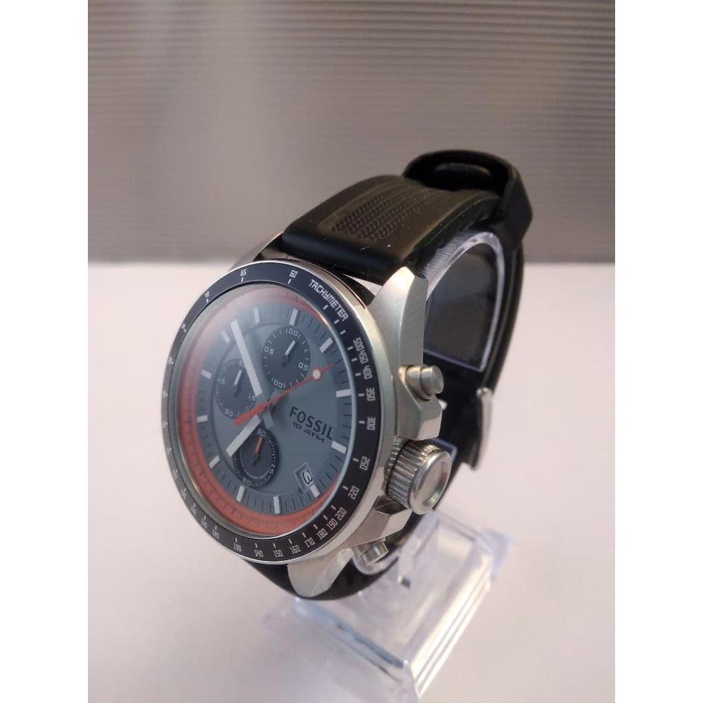 Used Almost New FOSSIL Decker Chronograph Date Battery New