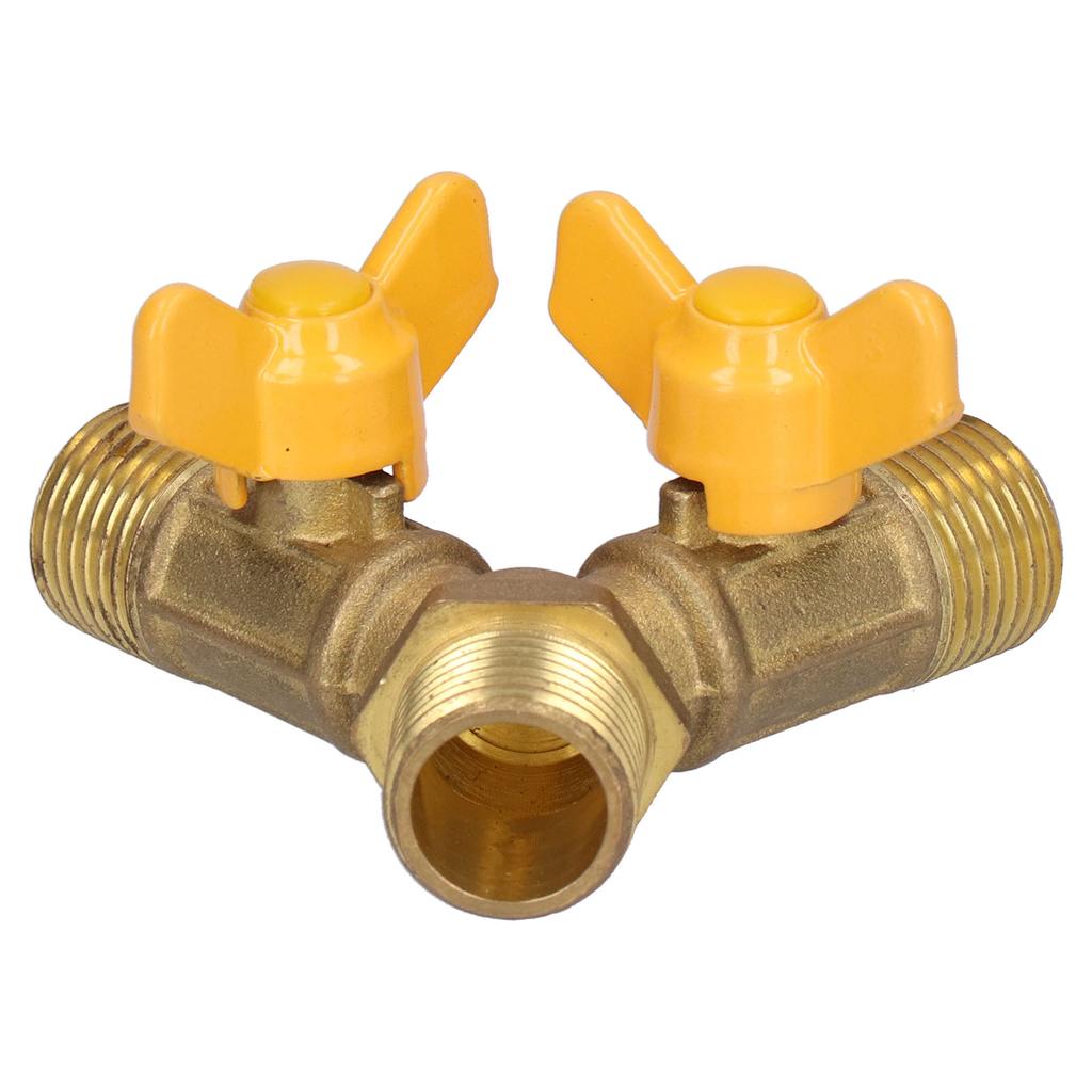 3cestný kulový kohout na palivo/plyn G1/2 vnější závit Spojka spínače zemního plynu pro palivové plynové zařízení