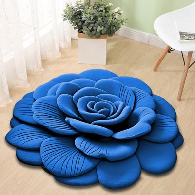 Pfingstrose Blumenteppich 3D Visuell Blume Rutschfeste Unterseite Bodenmatte Saugfähige Badematte für Zuhause Eingang Wohnzimmer Dekor