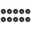 Mechanical Mounting Rubber Cushion Washer 25 Mm Outer Diameter 10 Mm Thick 10 Piece Pack for Damping and Replacement