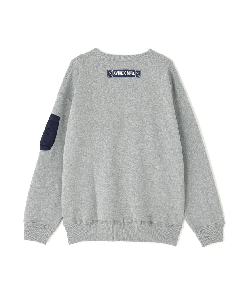 AVIREX Tactical Crewneck Sweat 783-5932006 2XL Oxford