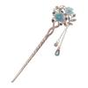 KESYOO Chinese Style Hairpin, Single Prong Hair Stick, China Dress Cosplay Hair Accessory, Metal Ball Flower, Ancient Style Kanzashi, Jade, Everyday