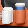Car Door Cup Holder Leather Automotive Drink Rack Storage Bin Auto Back Seat Cup Holder Organizer For Car Interior Accessories