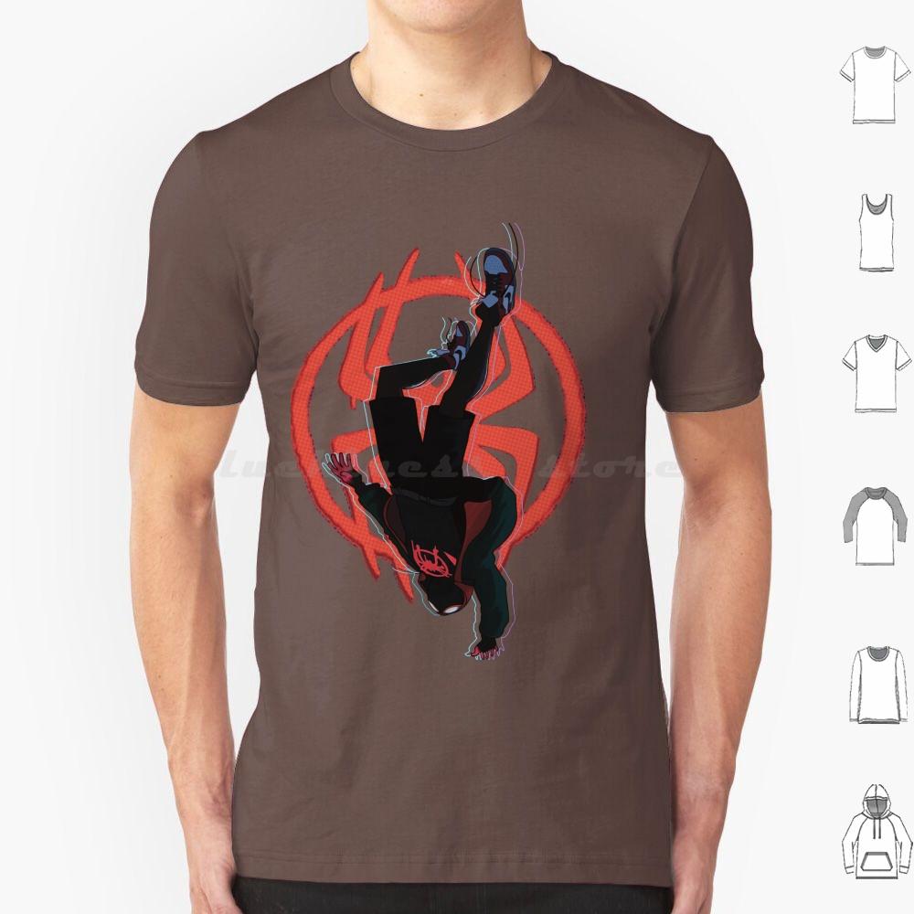 Miles Morales T Shirt 6xl Cotton Cool Tee Miles Morales Into The Spider Verse Across The Spider Verse Animation Cartoon Spider