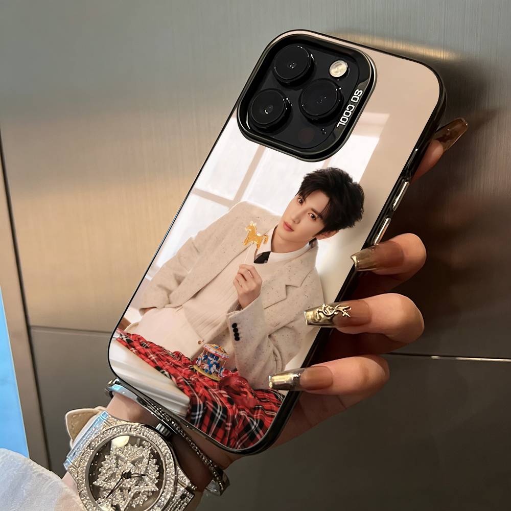C- Chen Zheyuan-Actor Phone Case For iPhone 17,16,15,14,13,12,11 Plus Pro Max Colored Silver Phone Case