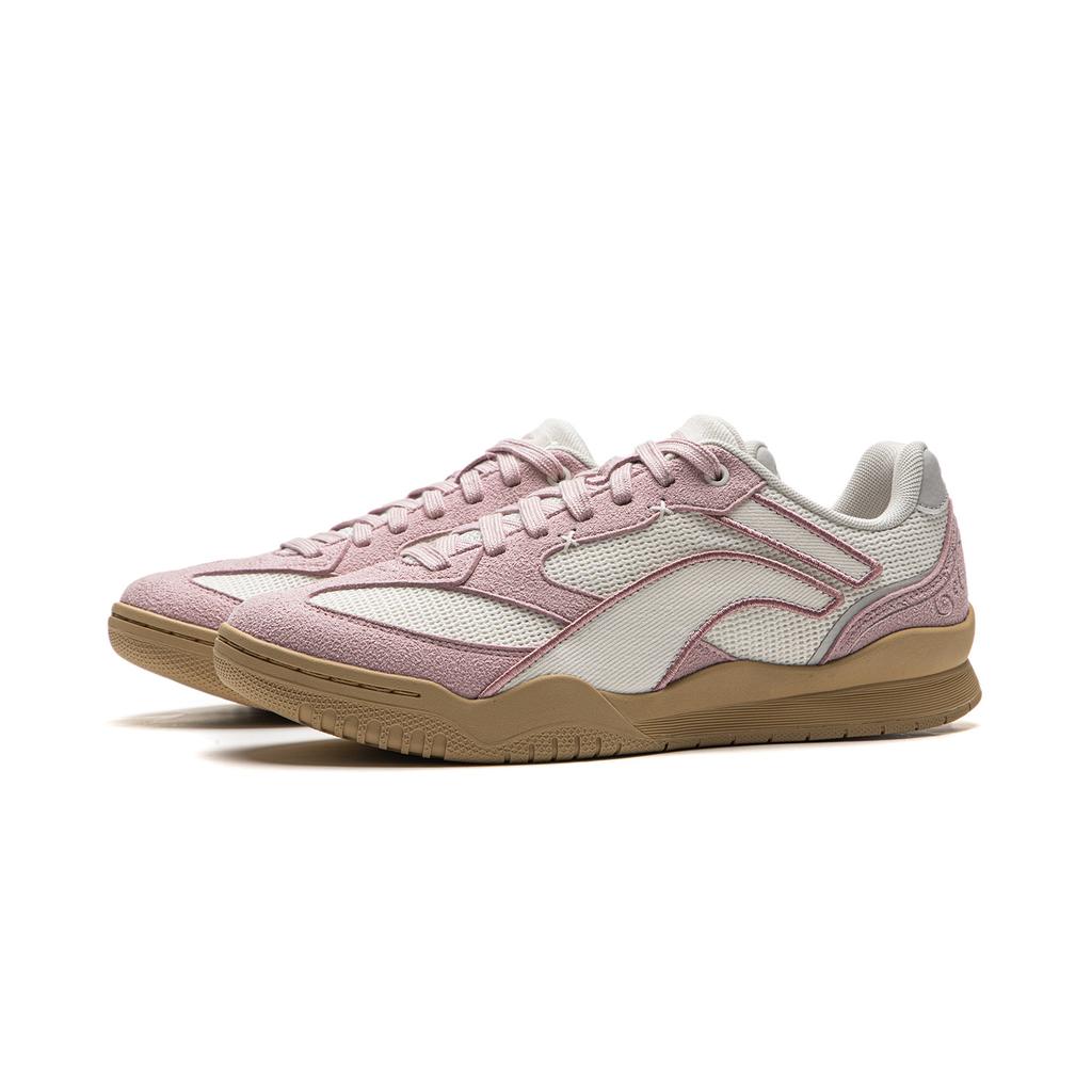 Li Ning Retro Summer Breathable Fashion Versatile Sneakers Lightweight Shock Absorption Non-Slip Low-Top Skate Shoes Women Sneakers AGCW050-4