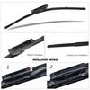 Car Wiper Front Wiper Blades 24"+18" For Renault Megane 4 MK2 2016- Fit Bayonet Arm Windshield Windscreen Front Window