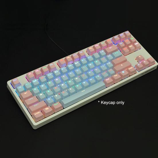 87 ks/sada Krytky kláves Barevné sladění Neprůsvitné PBT Krytky kláves pro mechanickou klávesnici pro klávesnici Cherry