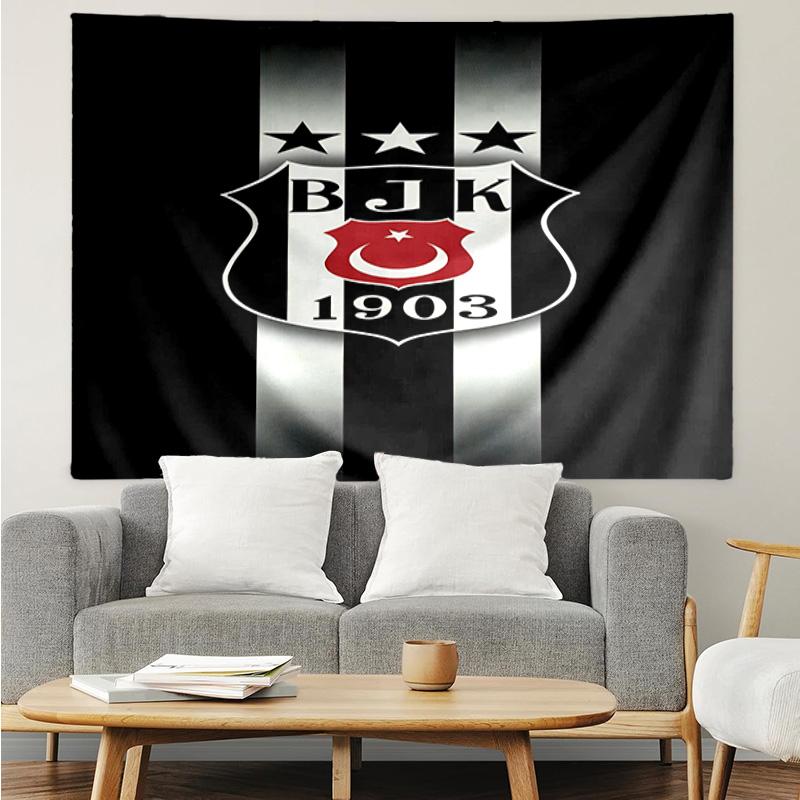 1PC Besiktas Crest Legacy 1903 Tapestry, Unique Design Tapestry, Suitable for Bedroom,Livingroom, Playroom,Heartwarming Holiday Gifts
