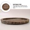 Decor for Farmhouse Tableware Unbreakable Food Dinner Plate Serving Tray Storage Tray Candle Holder
