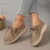 Strappy Round-toe Casual Sports Shoes with Thick Soles, Women's Style