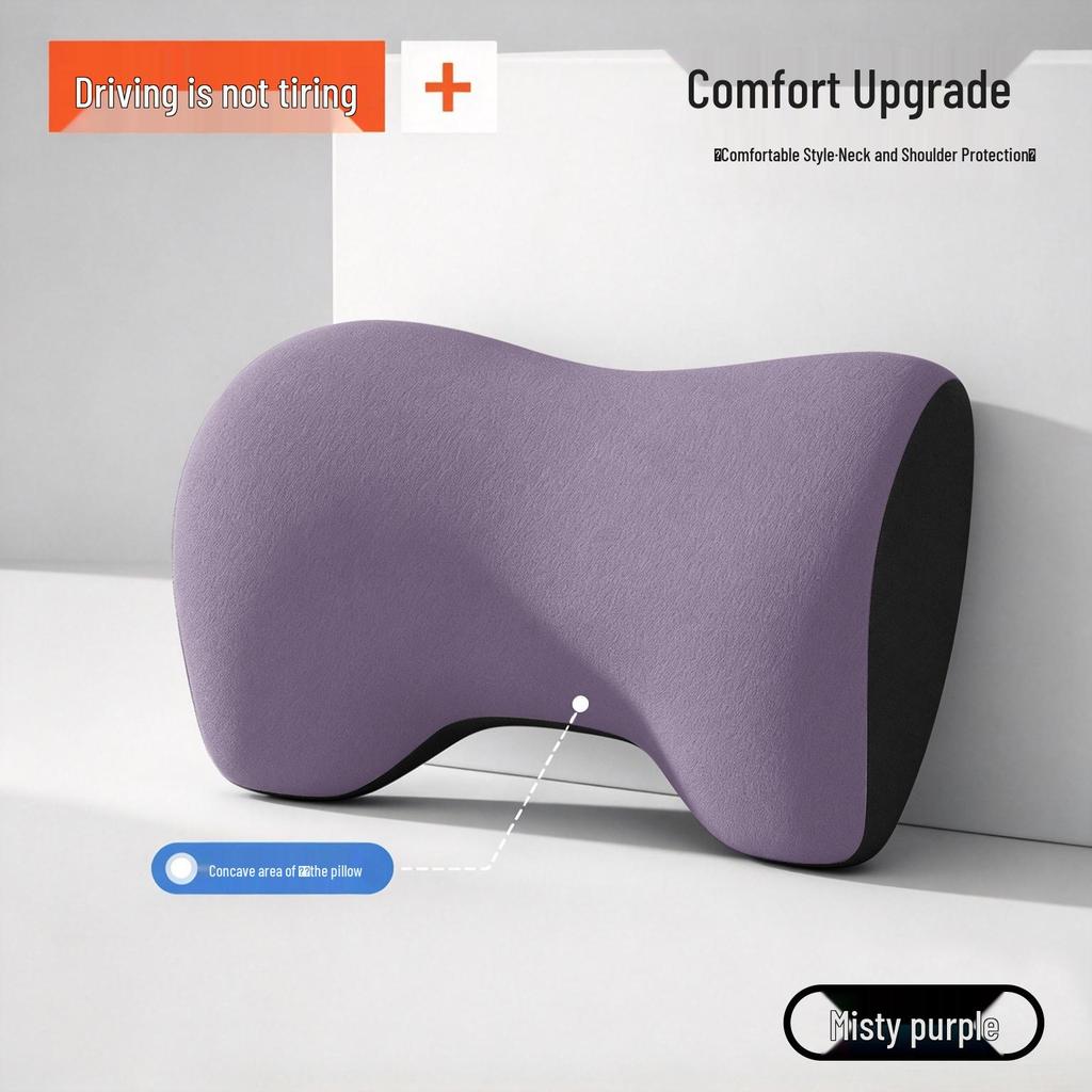 Compatible Headrest Neck Pillow & Lumbar Support Cushion for Lantu FREE, Taishan, Zhiyin, and Zhuiguang L Cars.