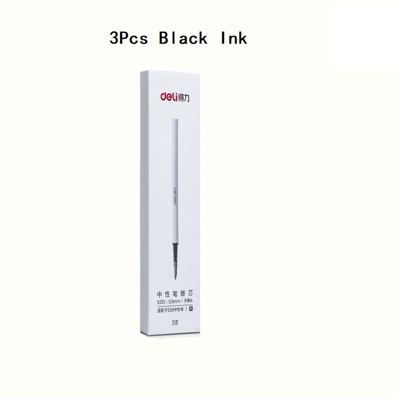 NUSIGN NS552ES Вращающаяся гелевая ручка 2 шт./набор 0,5 мм Быстросохнущие чернила Плавное письмо Без размазывания Ручка для подписи Офис Школа Дом Канцелярские товары (as the picture,black)