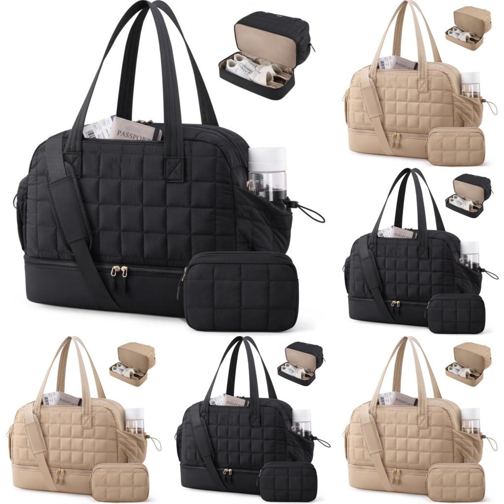 Lunch Box for Women Insulated Lunch Bag Double Quilted Lunchbox Wide Opening Reusable Lunch Boxes Cooler for Work P