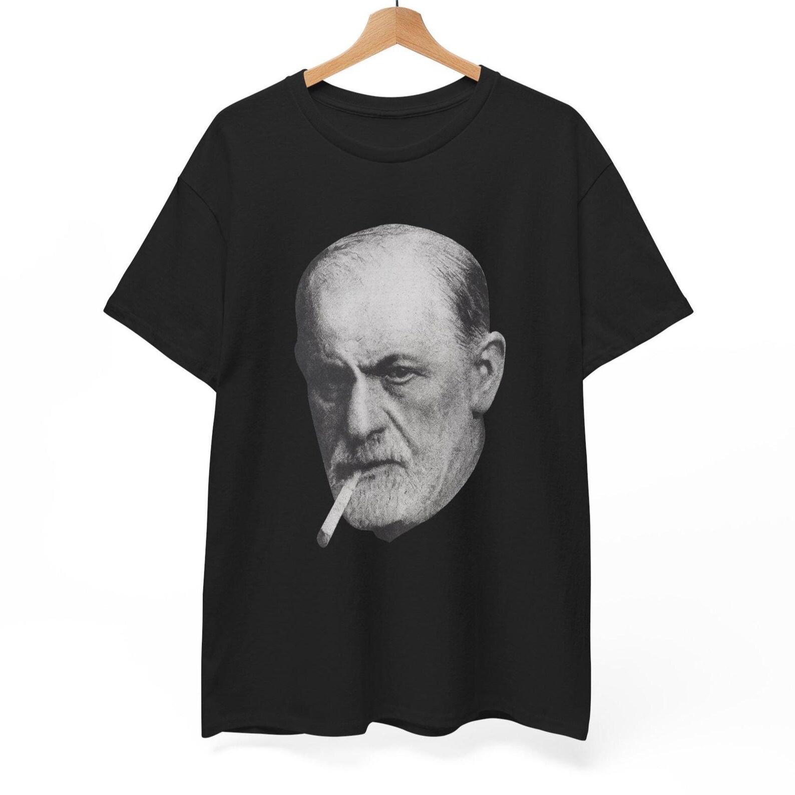 Sigmund Freud T-Shirt: Psychoanalysis Graphic Tee, Intellectual Streetwear M