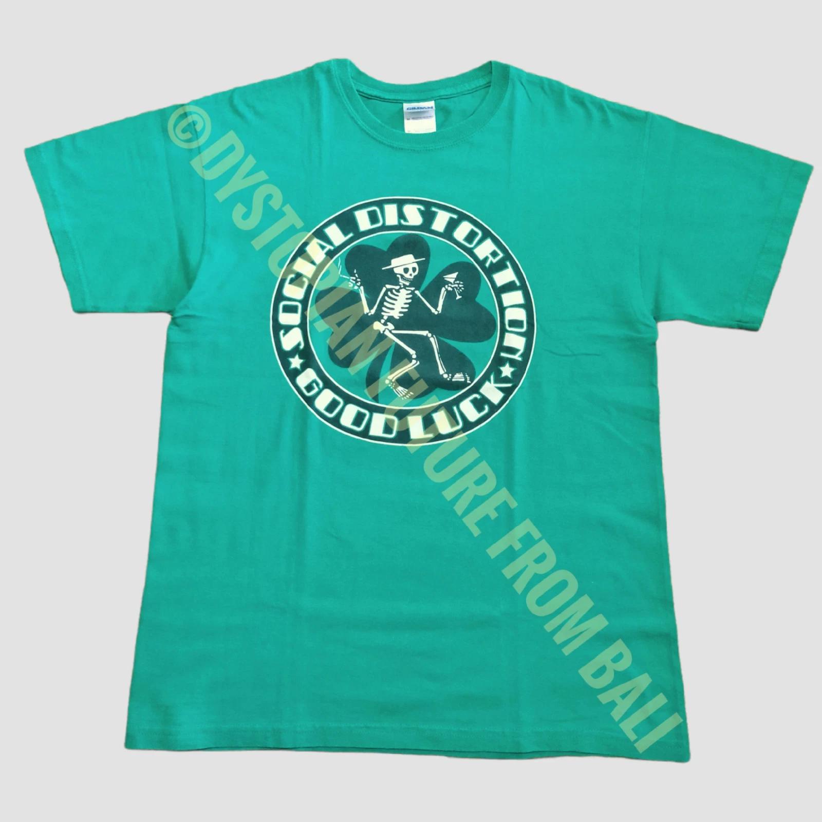 Vintage Social Distortion - Good Luck Clover Band T-shirt M