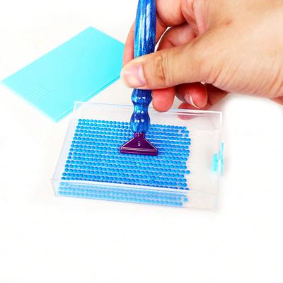 1 set di vassoio per accessori per pittura a diamante, accessori a farfalla, accessori e strumenti impilabili per diamanti per gli appassionati del fai da te