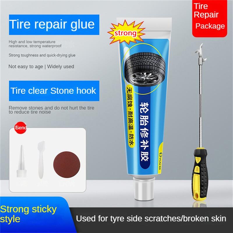 Tire Repair Black Glue Liquid Strong Rubber Car Instant Strong Tools Wear-resistant Non-corrosive Adhesive Instant Bond Repair
