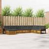 Outdoor Sofa Set with Cushions 8 Pcs Natural and Anthracite