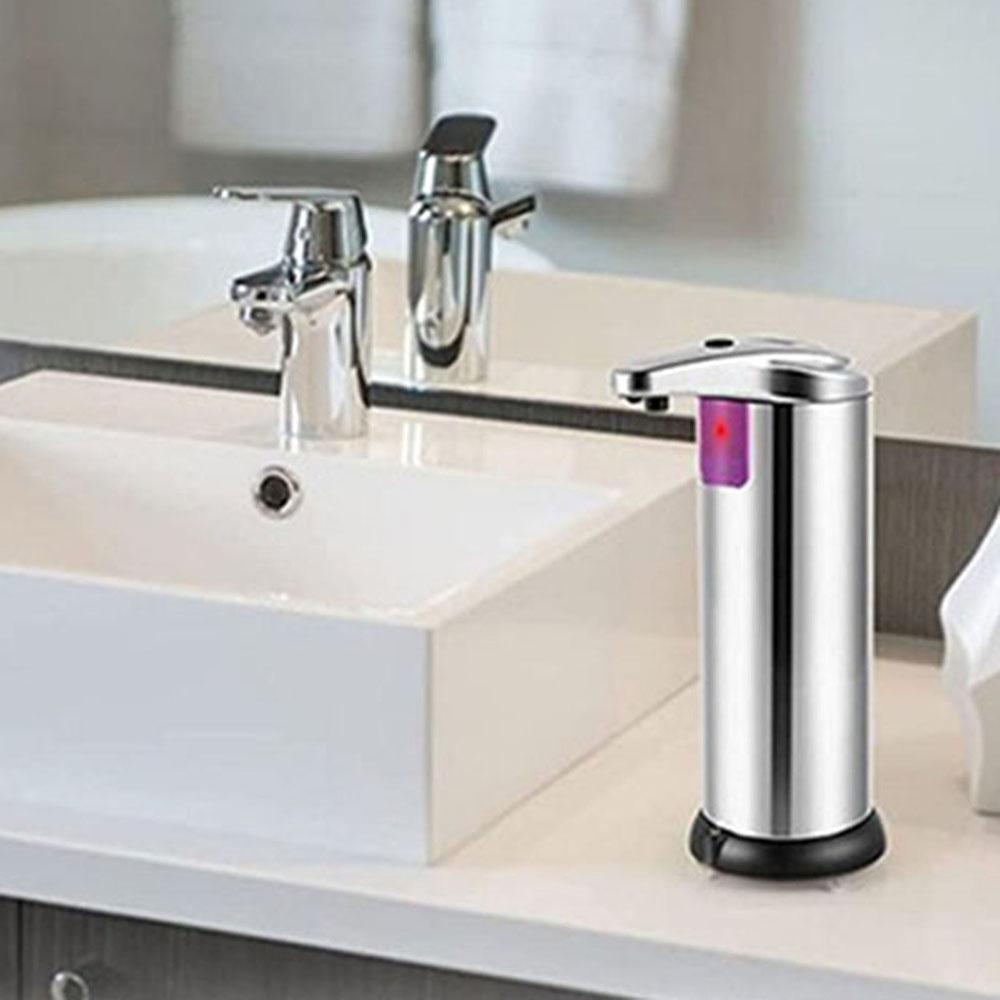 Smart Induction Soap Dispenser Stainless Steel Automatic Intelligent Liquid Soaps Container Large Foam Soaper For Bathroom