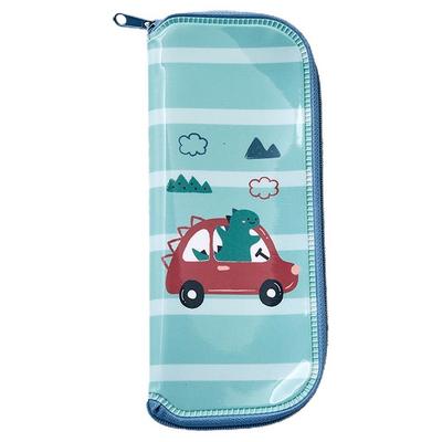Modern House Cutlery Case Zipper Case, Bbangppang Dino, 1 Piece, Korean Popular Tableware