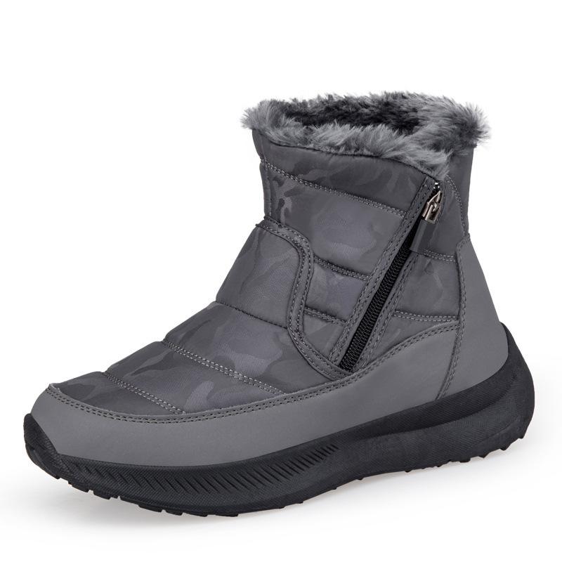 New High-top Cotton Shoes Winter Velvet Thickened Warm Wear-resistant Outdoor Hiking Shoes Snow Boots Women's Shoes