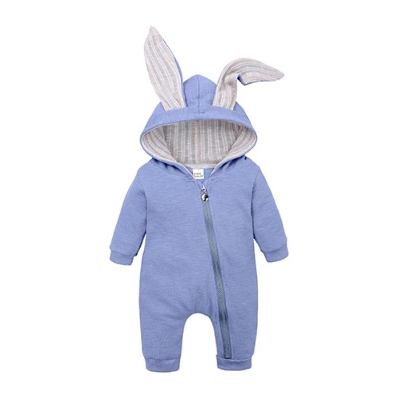 Spring Baby Rompers Cute Cartoon Rabbit Infant Girls Boys Jumpsuit Kids Baby Outfits Clothes Newborns Bodysuit