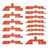 Router Table Setup Bars 14PCS Precision Aluminum Setup Blocks Height Gauge