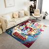 Bluey Soccer Fun Personalized Name Area Rug Design for Dining Room Balcony Dormitory Decorate room Anti-slip Rug Anime Office Decor Best for Christmas