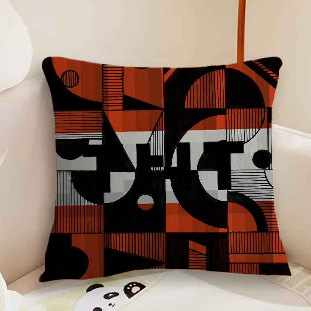 George Condo Art Pillow Case Cute Room Home office Decor Protective pixel Covers Without game Pillow-Insert 12x12Inch