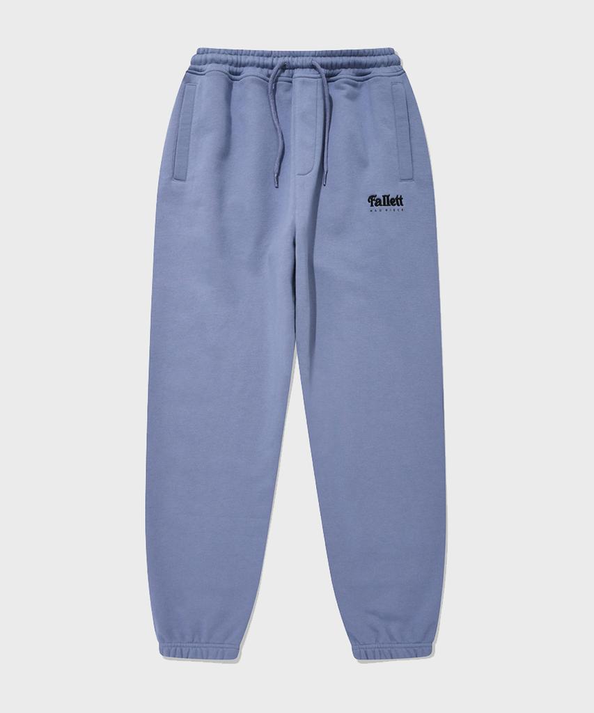 FALLETT Story Logo Jogger Pants Iris Blue