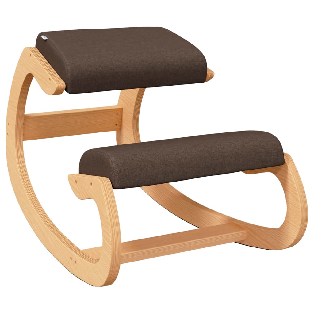 Vidaxl Silla de Rodillas, Marrón, 55X84X55 Cm, Contrachapado de Abedul