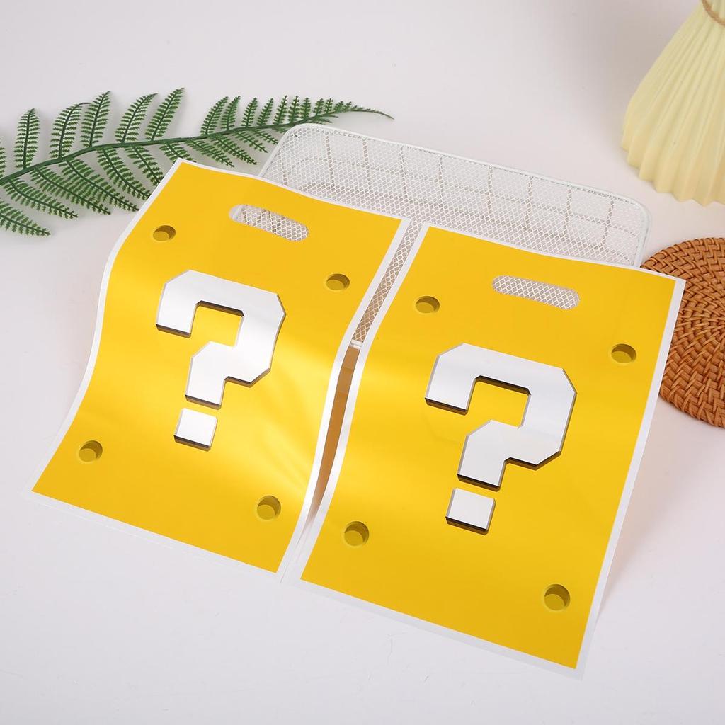 Yellow Pearlescent Gift Bag - Birthday Party Candy Handbag