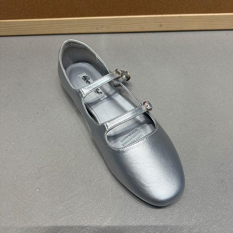 Fashion Fashion Buckle Strap Ladies Mary Janes Flats Shoes Casual Female Shallow Footwear Hollow Women Ballet Flats Shoes New 2025